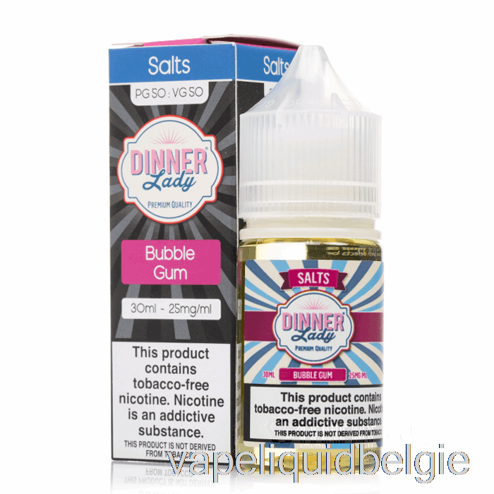 Vape Vloeibaar Kauwgomzout - Vape Dinerdame - 30 Ml 25 Mg